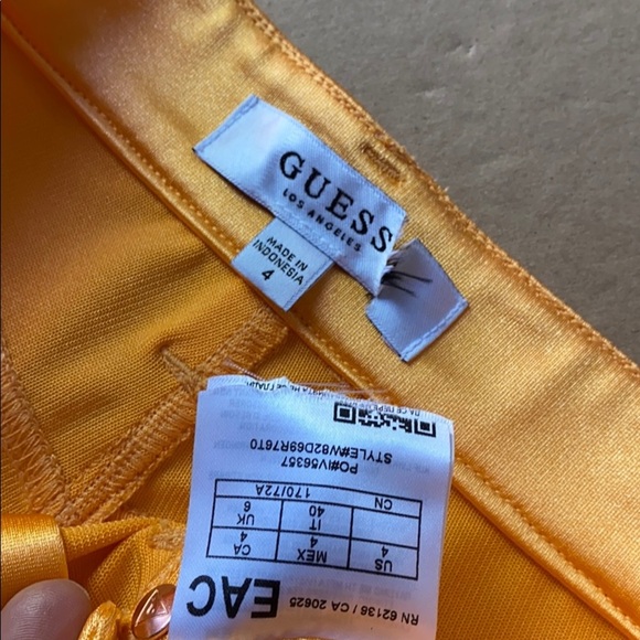 NEW GUESS Jamaica High Rise Casual Chino Shorts 4 - Picture 8 of 8
